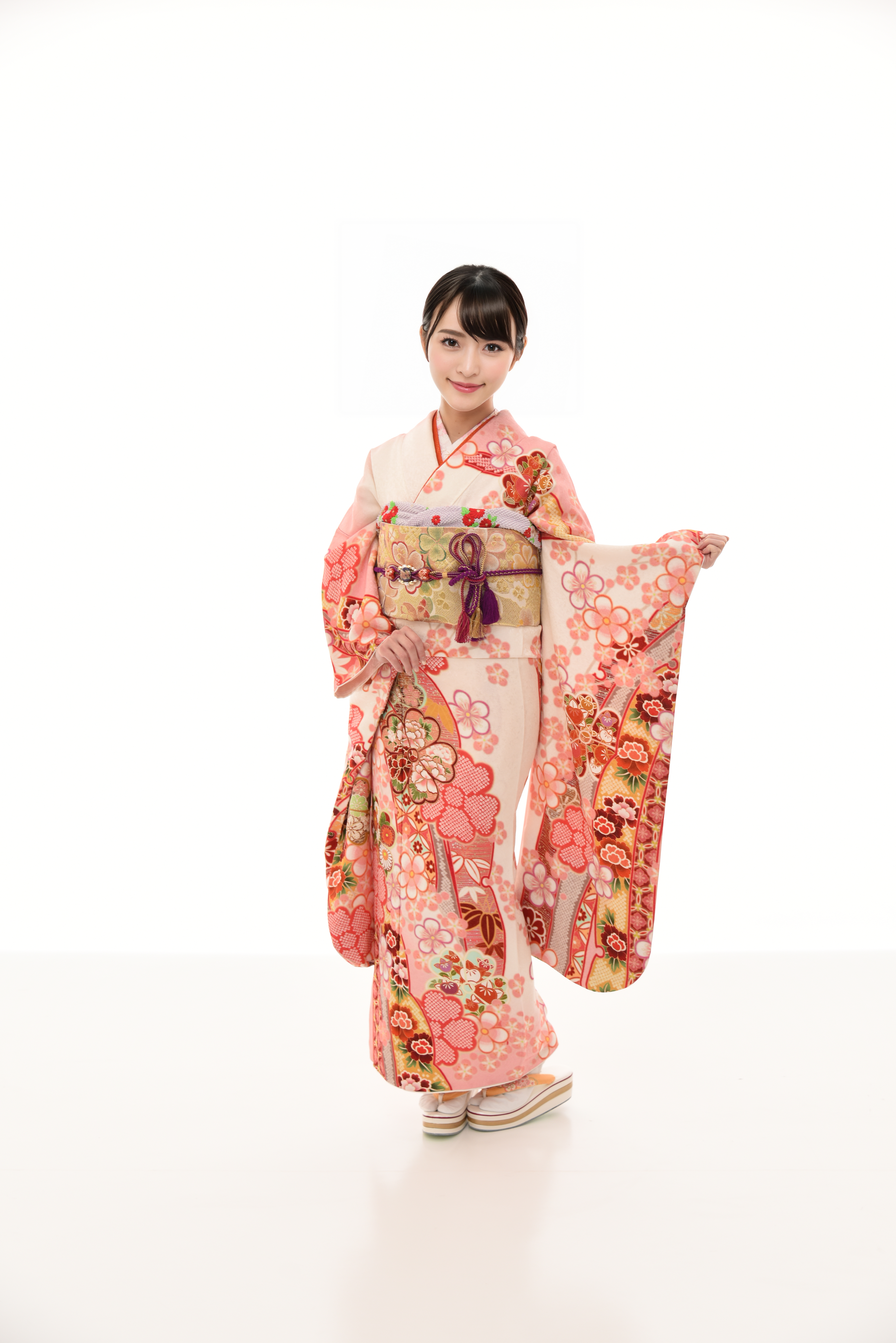 【振袖/着物/通販レンタル】純古典　白S